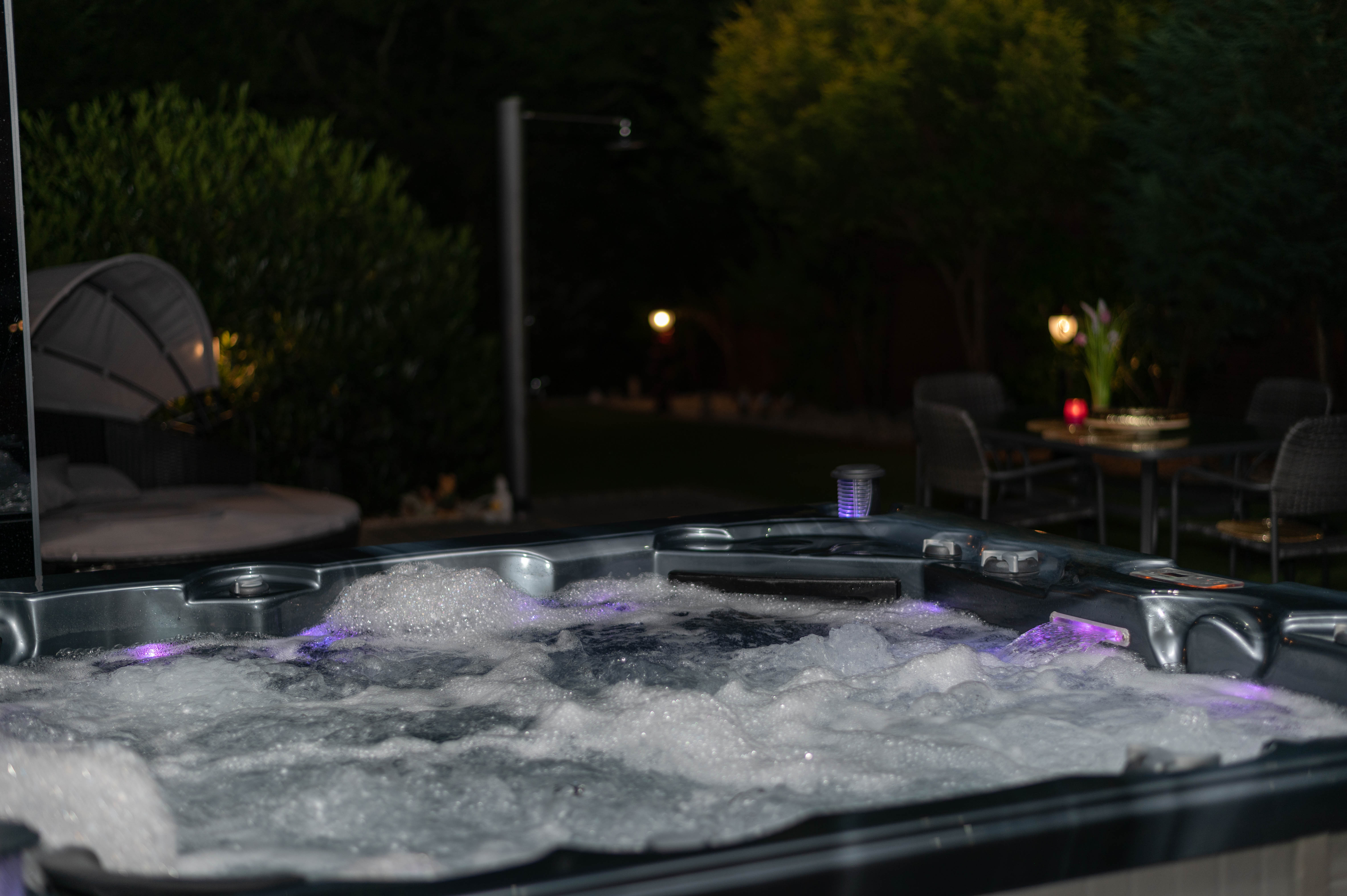 Jacuzzi nacht gallerij